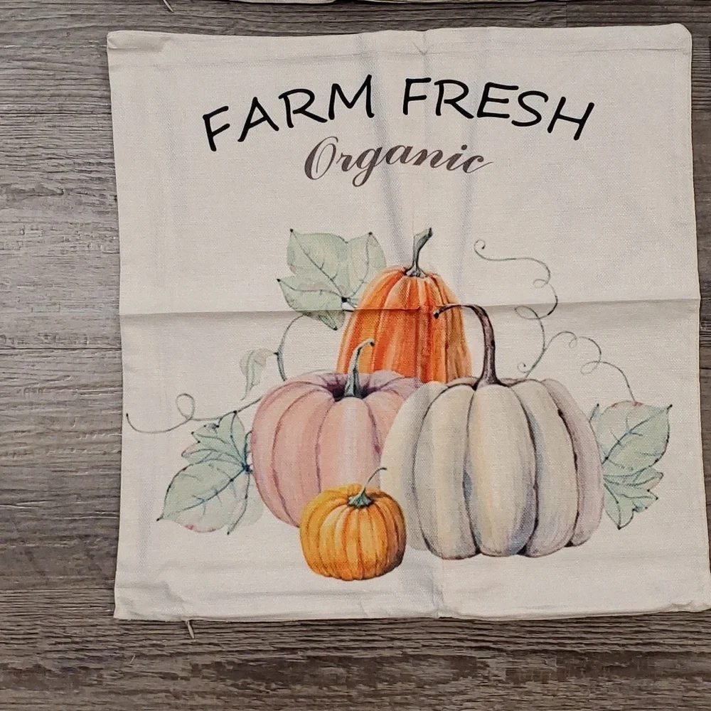 Set of 4 Fall Pillow Covers